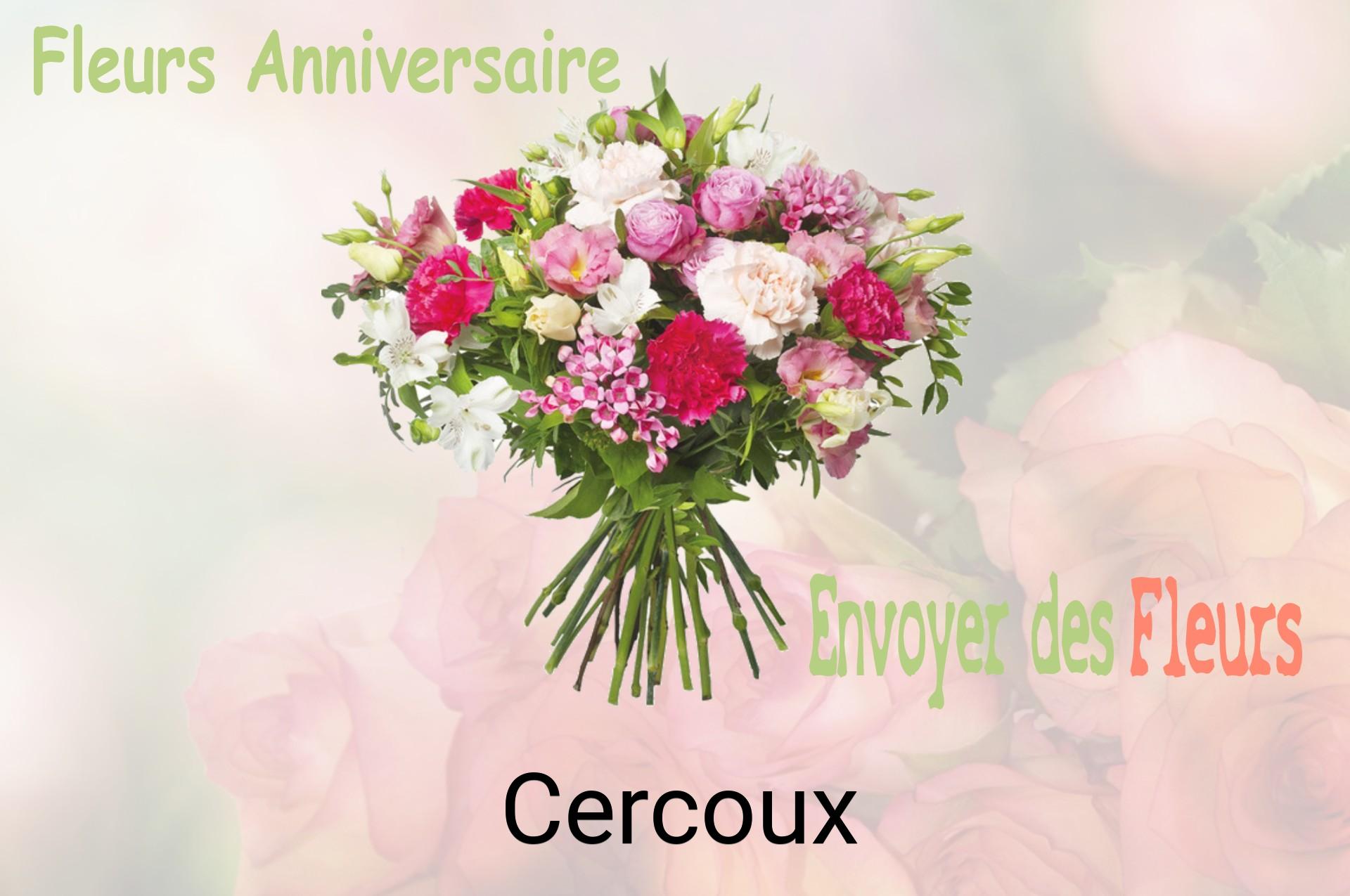 Bouquet de fleurs d’anniversaire livré à Cercoux